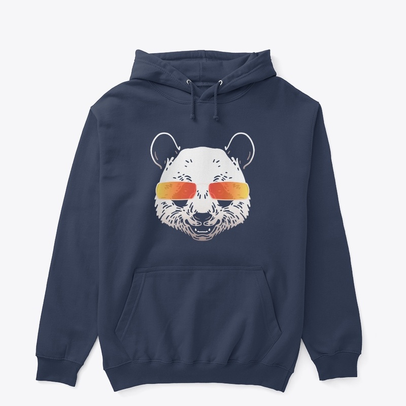 Cute Panda in Sunglasses (Colored+sg07)