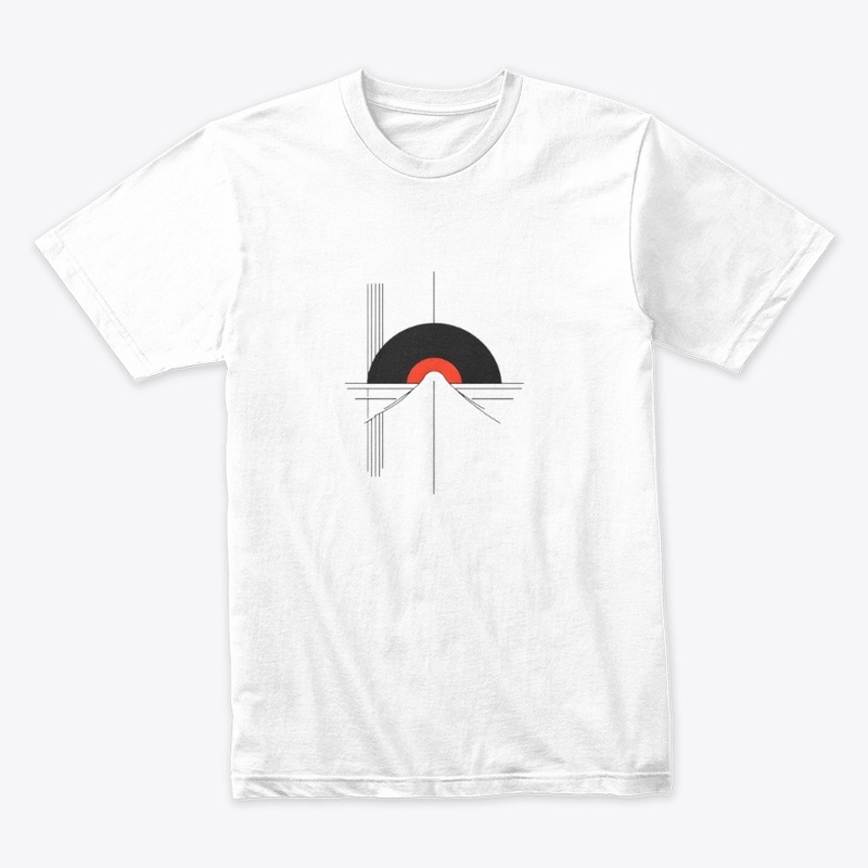 A minimalist classic art T-shirt design