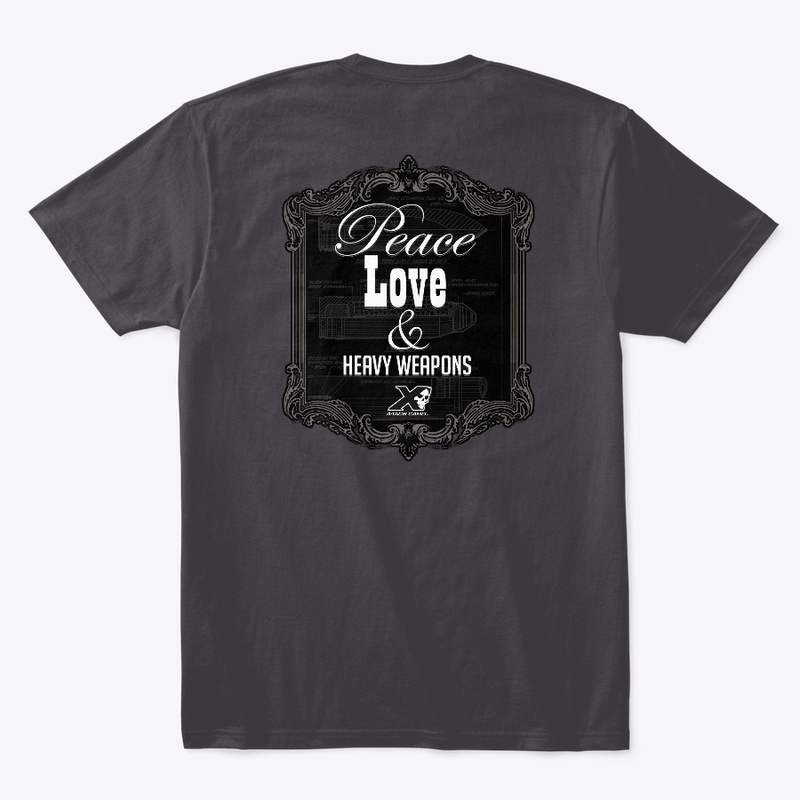 A-TACS Peace, Love & Heavy Weapons Tee
