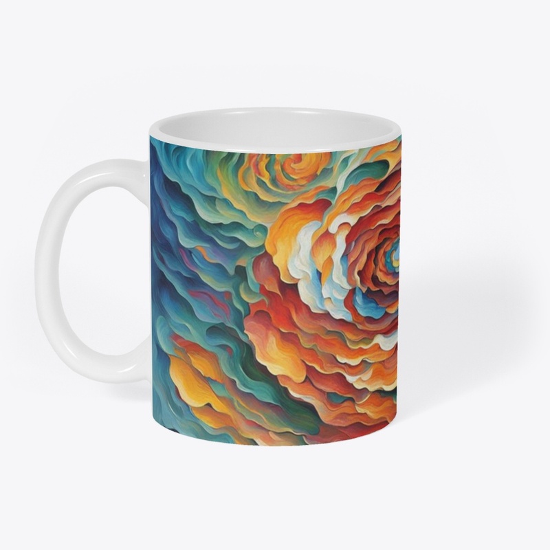 Abstract Watercolor Flower