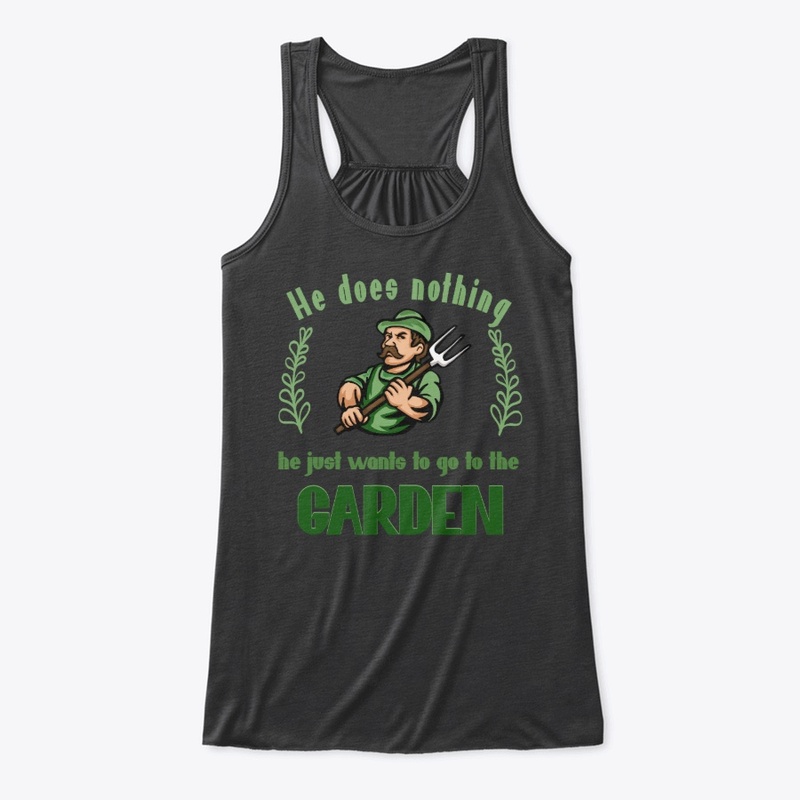 Gardener just wants to go to the garden.