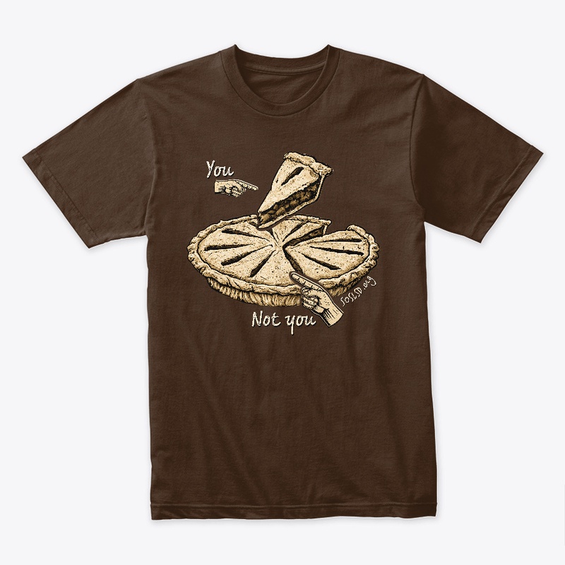 Honest Pie tee in sepia tones
