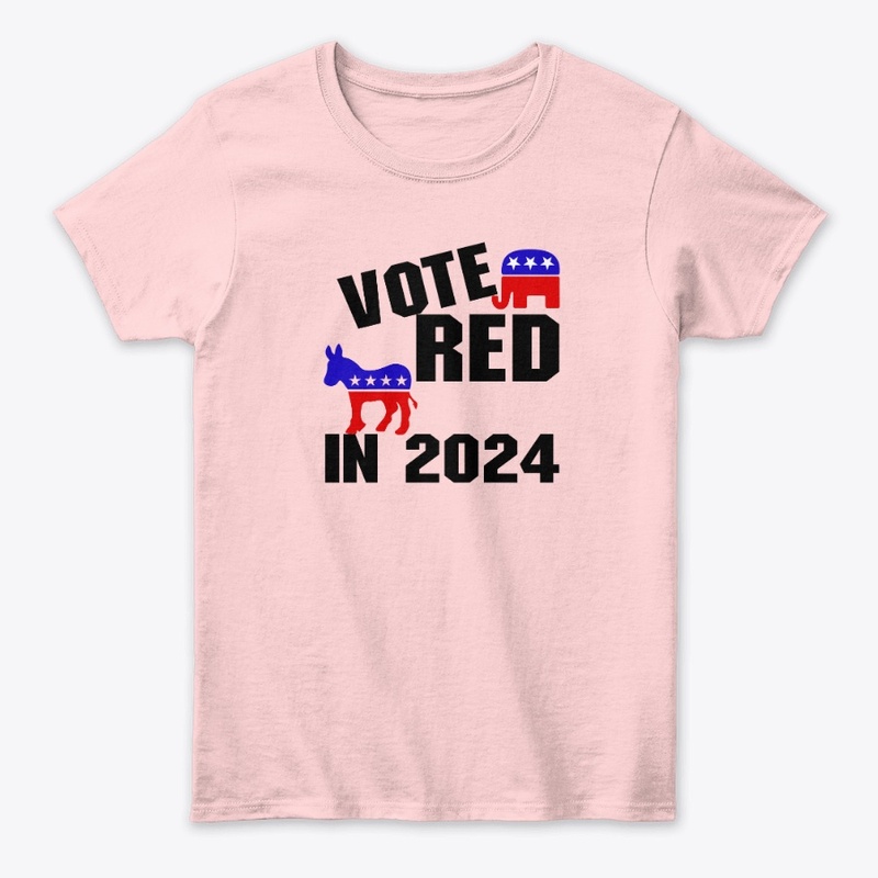 Brilliant Vote RED in 2024 Design