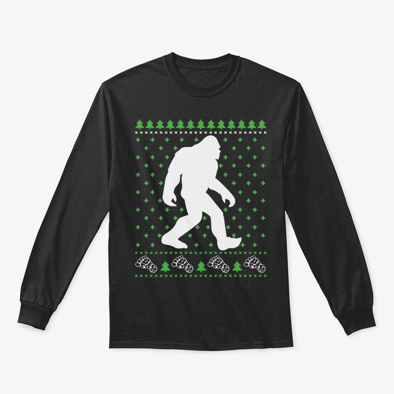 Bigfoot Ugly Christmas Sweater T-shirt