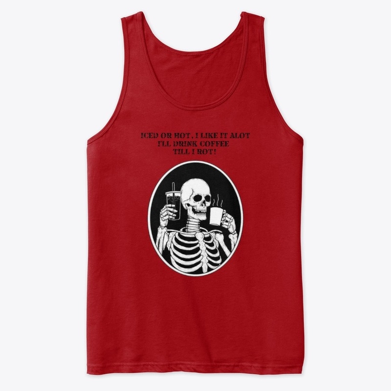 COFFEE DRINKING SKELETON
