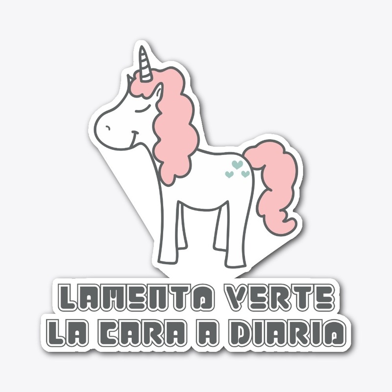 Lamento verte la cara a diario
