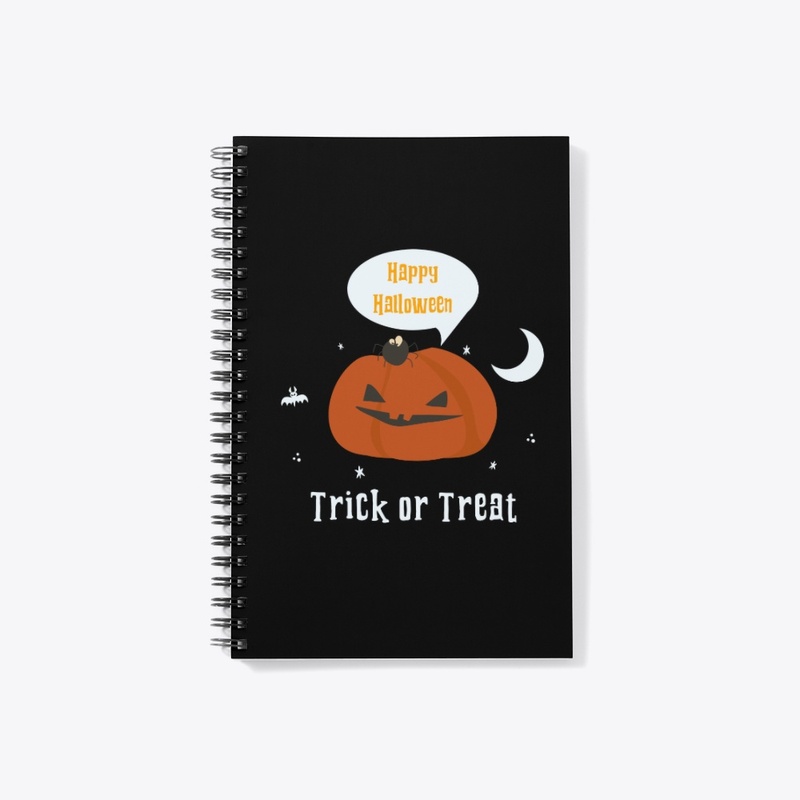 Orange pumpkin - Happy Halloween Design 