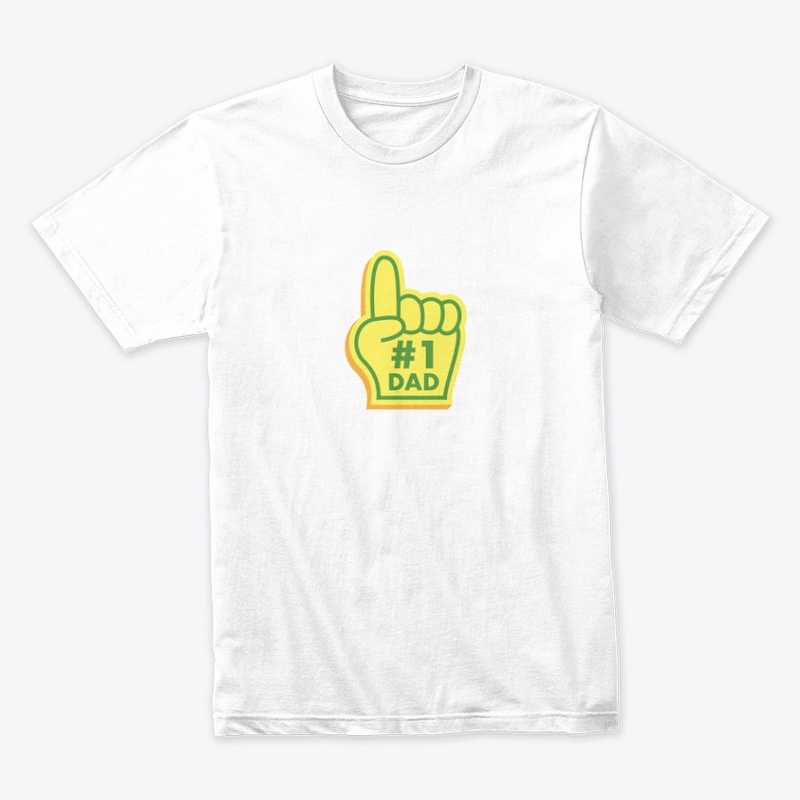#1 DAD:  FATHERS DAY T-SHIRTS FOR DAD