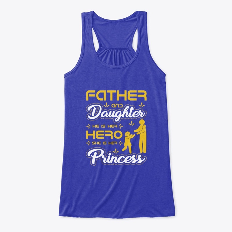 Father and Daughter T Shirt Design