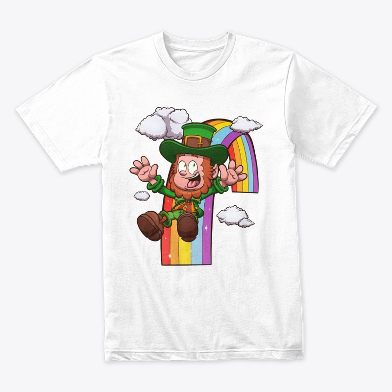 Rainbow Clouds St. Patrick's Day Art