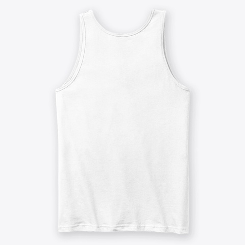 Rons Rides Premium Tank Text White Kaos Back