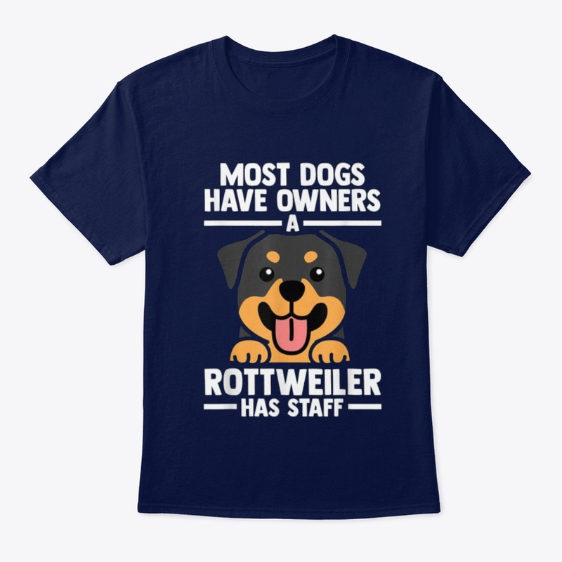 Rottweiler Has Staff