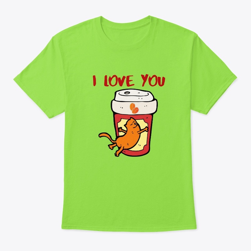 I Love Coffee Cat