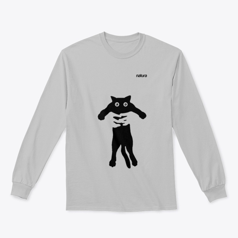 Classic Long Sleeve Tee - holding cat