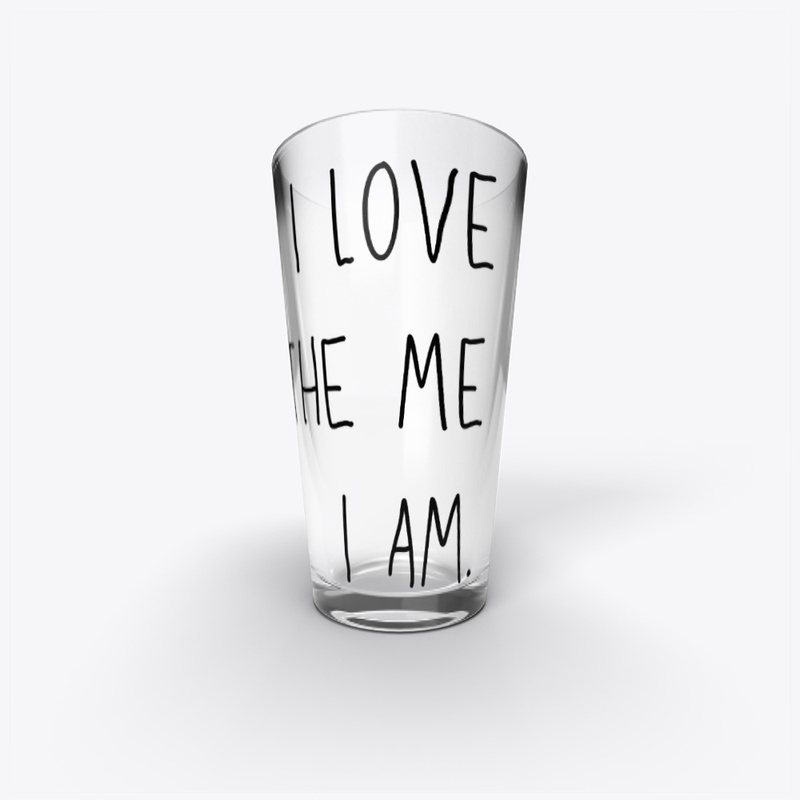 i love the me i am. (black)