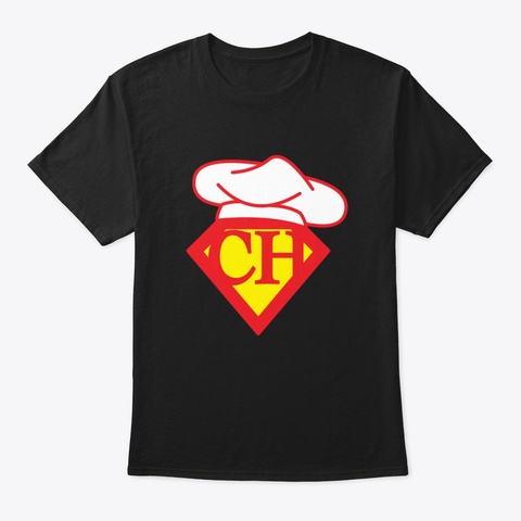 Super Chef S1cws Black T-Shirt Front