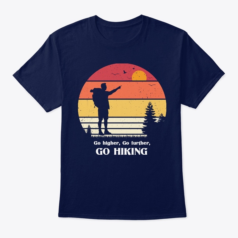Hiking lover, Retro summer tshirt