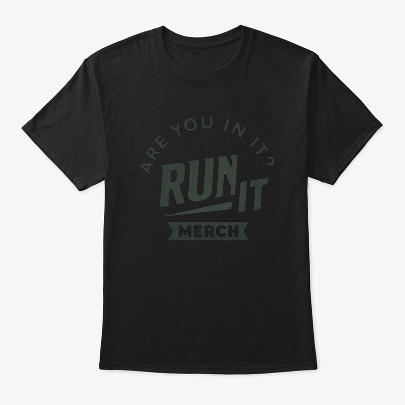 Retro Run It Merch Logo tee