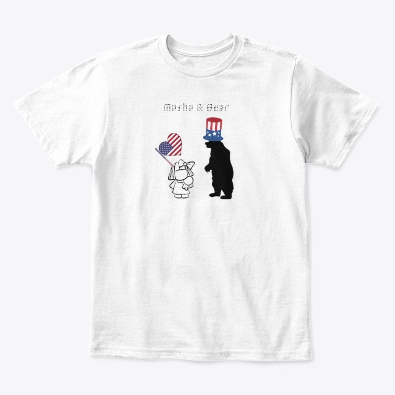 Masha & Bear Happy Independence day Tee!