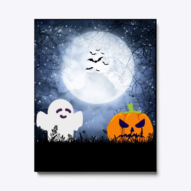 A Ghost And His Pumpkin