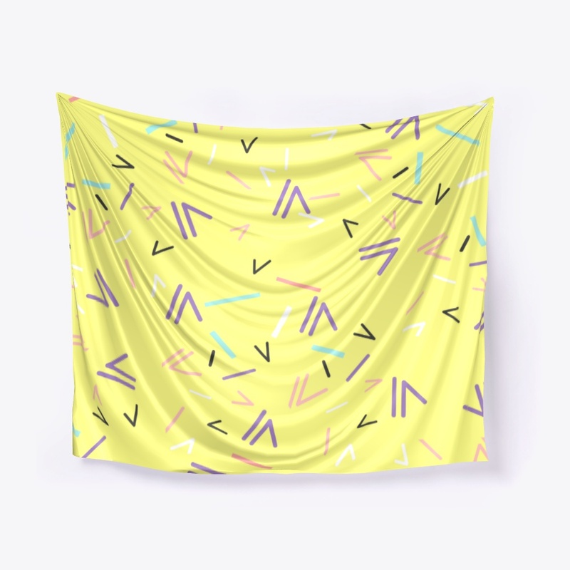 colorful yellow patern