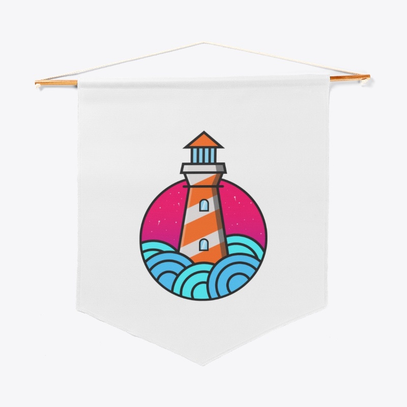 Colorful Light House Mascot