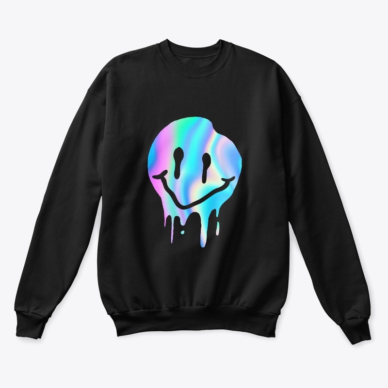 Happy Face Melting Trippy Design