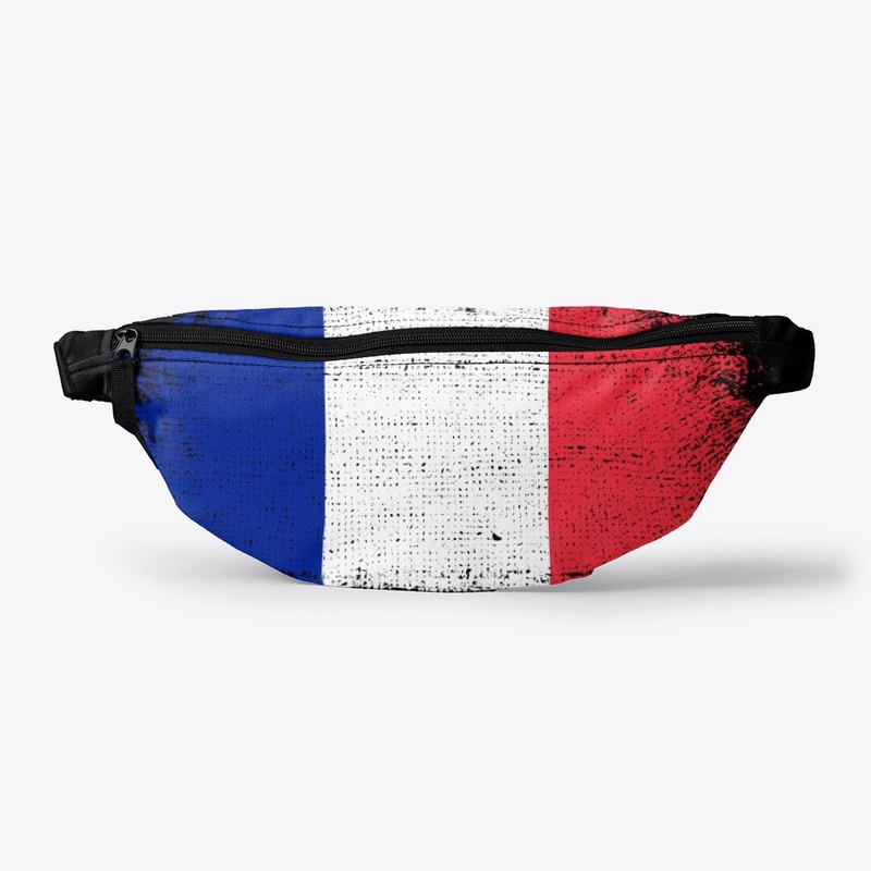 Distressed Flag of France