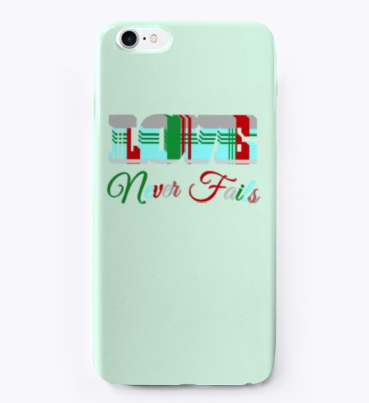 Love Never Fails Mug PhoneCases Tote Bag