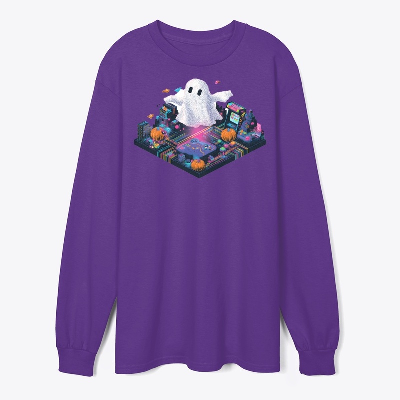 Halloween Gamer Ghost Art