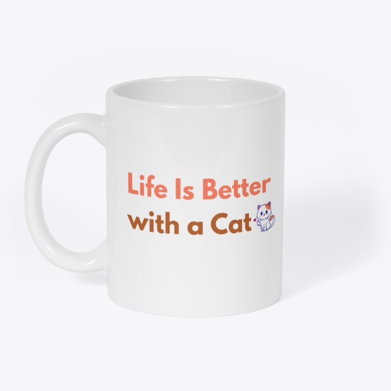 Life Is Better with a Cat Essential Tee