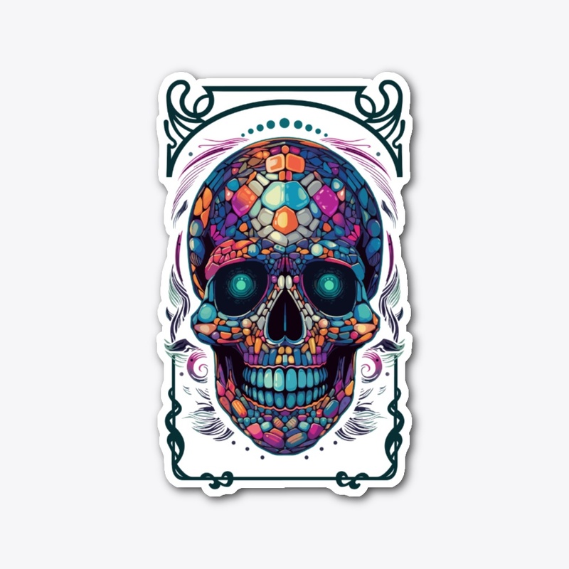Nouveau Skull print