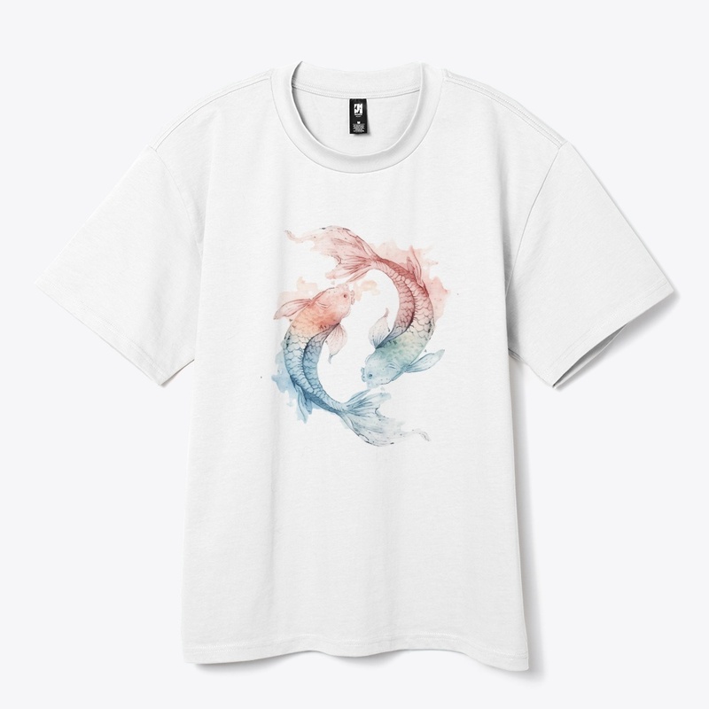 Pisces in Dreamy Light Watercolors