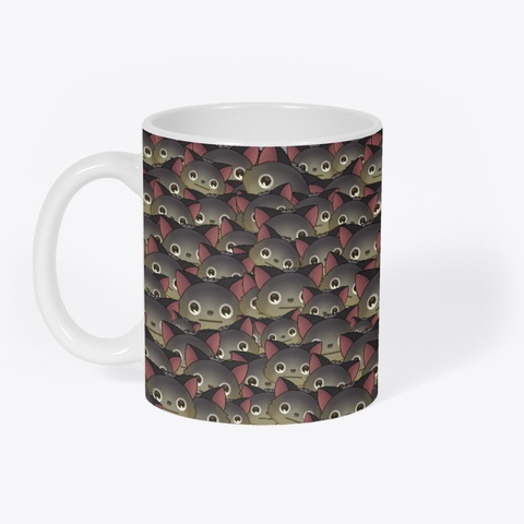 Thousand Stares Mug Medium Grey T-Shirt Front
