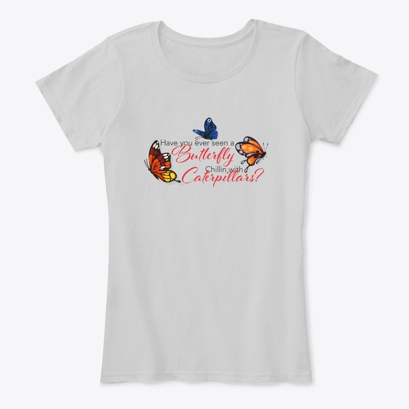 Butterfly & Caterpillar Wise Words Quote
