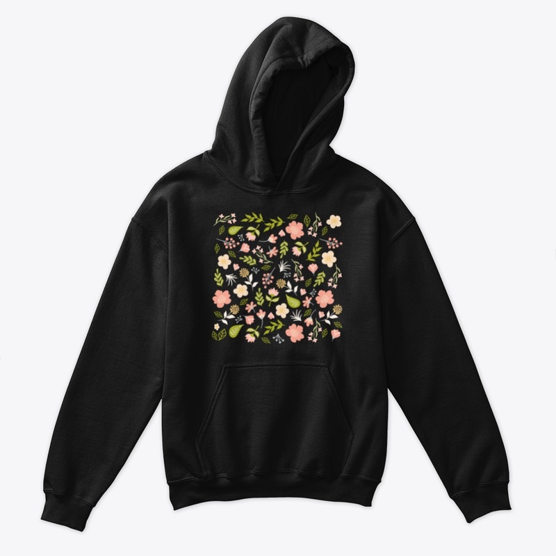 Spring grass and flowers