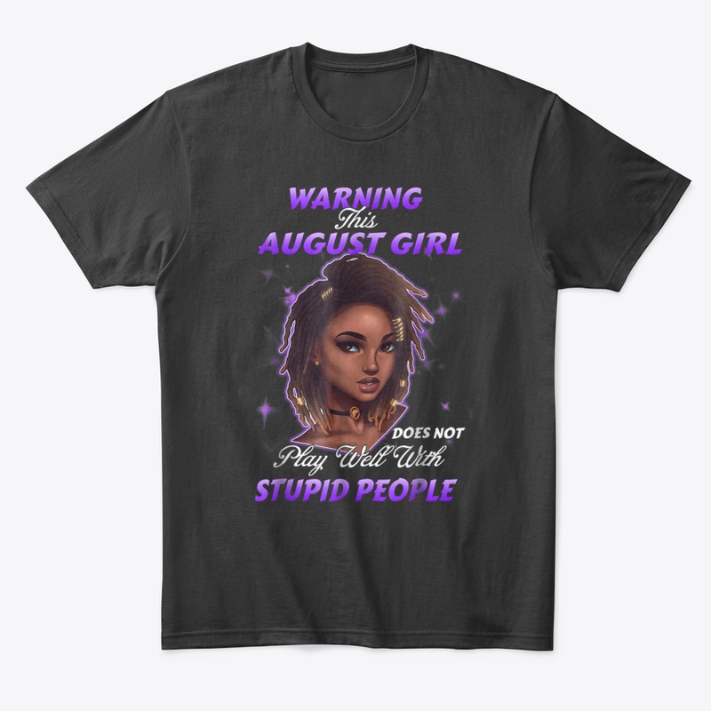Warning This August Girl Leo Pride Sign