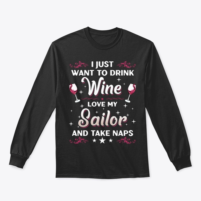 Funny Sailor's Wife And Wine Lover Gift