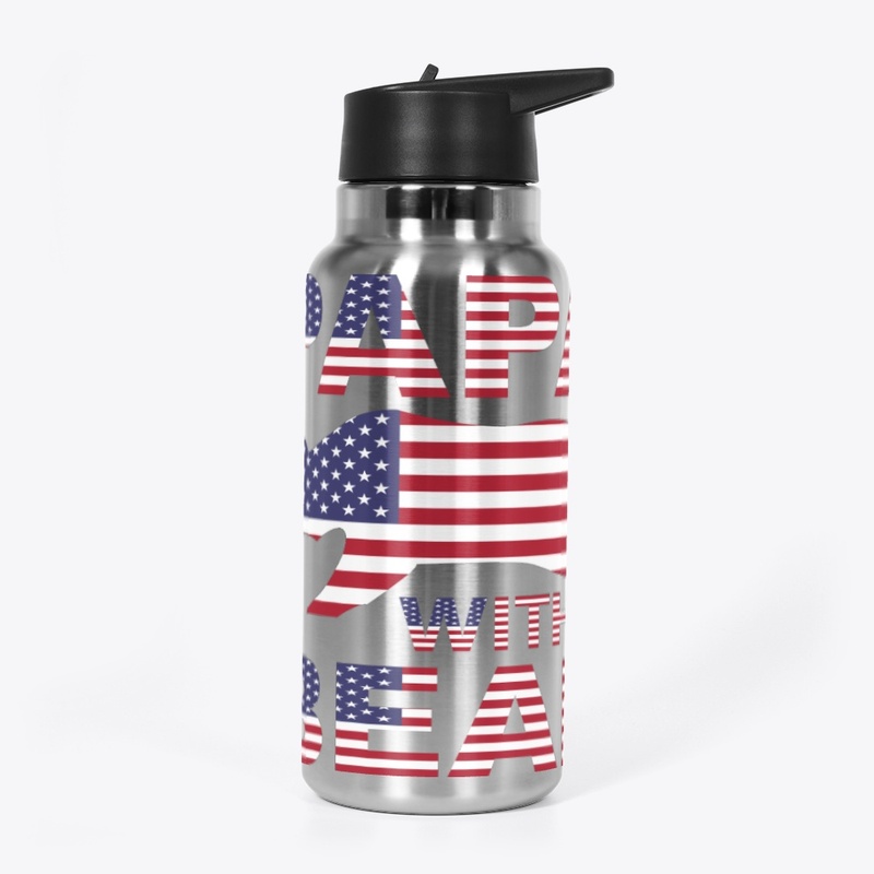 American Flag colors with words