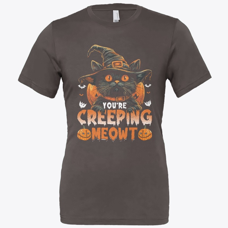 Creepy Meowt Halloween Cat Lovers Tee!