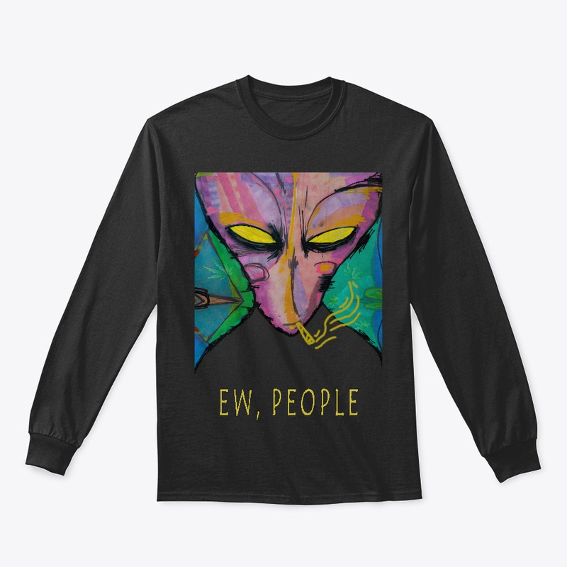 Smoking Alien - Ew People