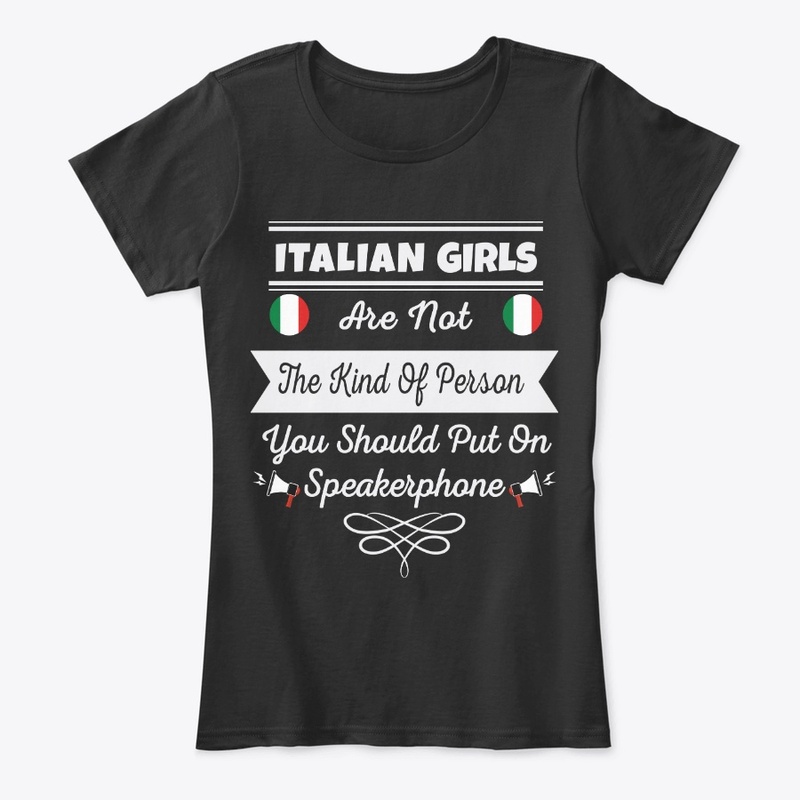 Funny Italian Girl Gift - Not Person