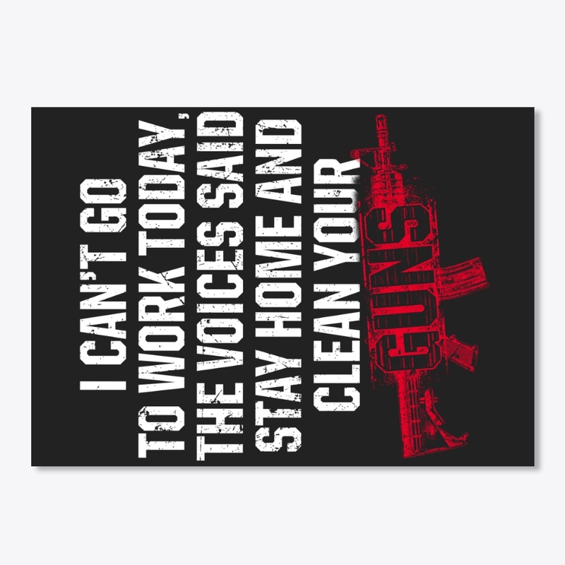 PATRIOTIC -I CAN'T GO TO WORK M 0058