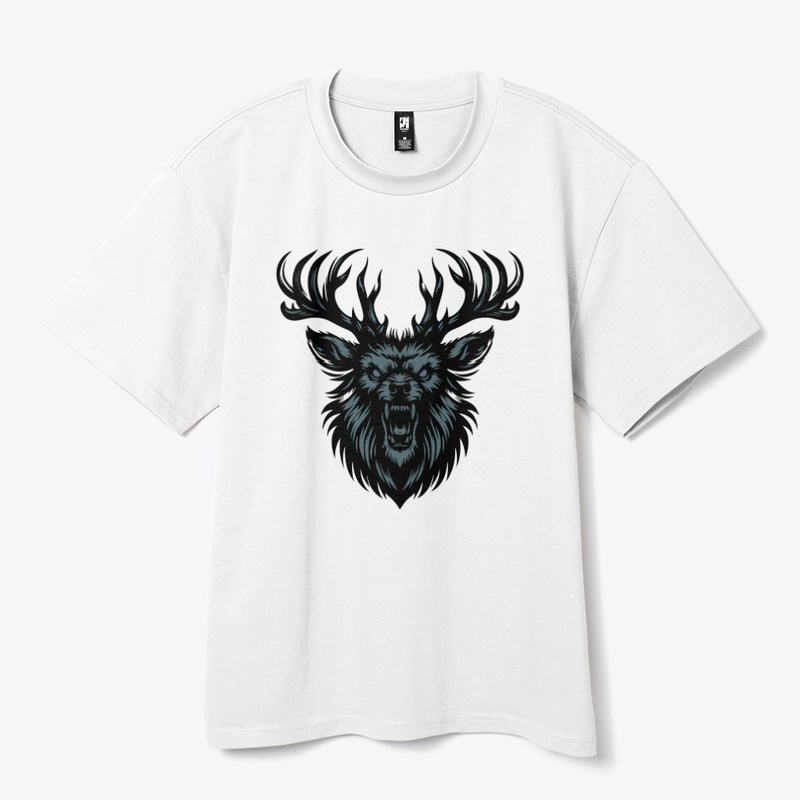 Striking Deer Head Design