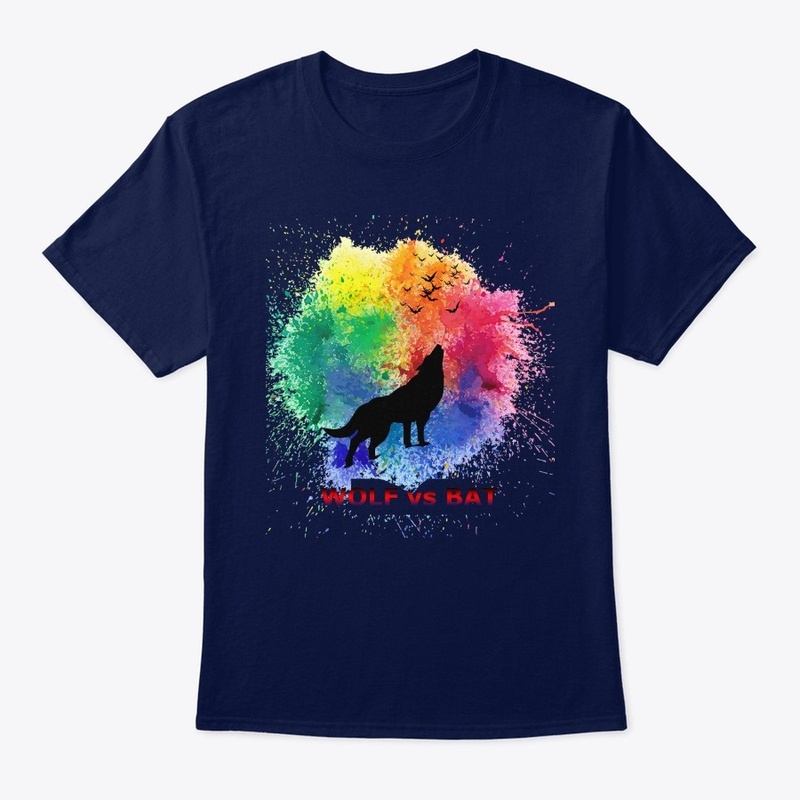 WOLF vs BAT  T  SHIRT