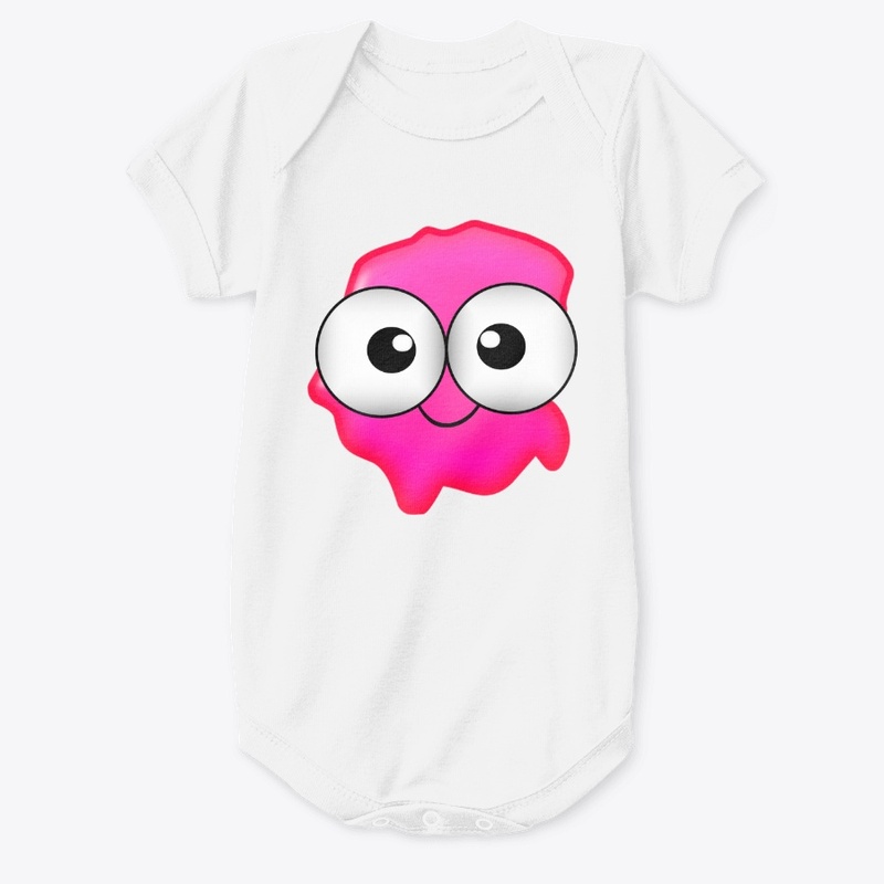 Girls Adorable Pink Gum Character. 