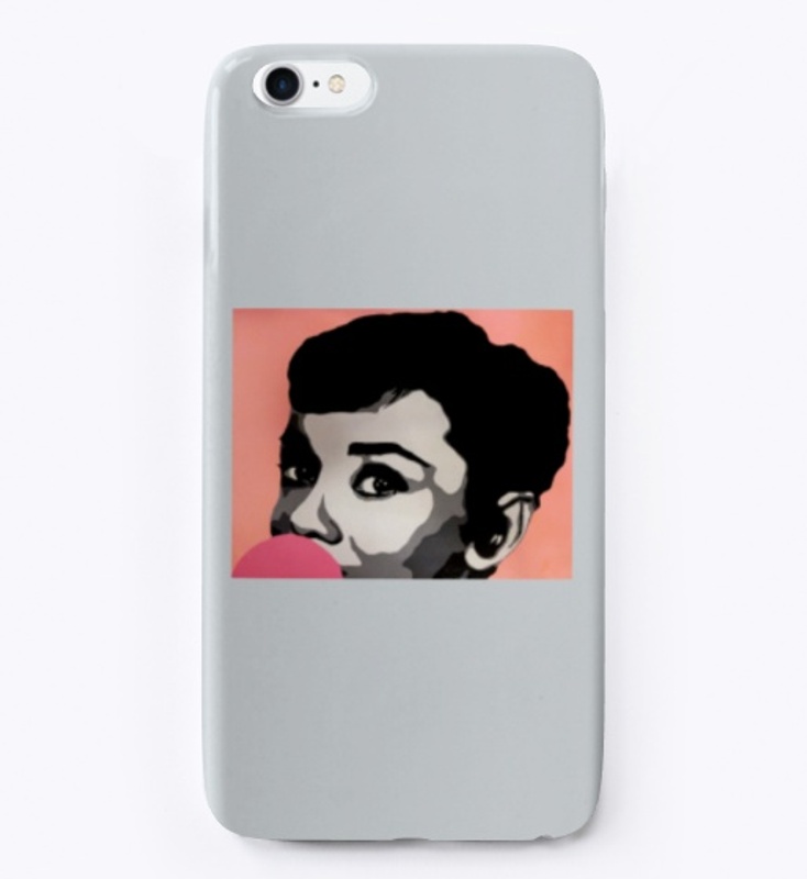 Audrey Hepburn Eyes Landscape