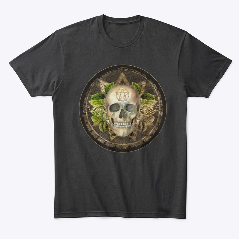 Witchy Pagan Skull
