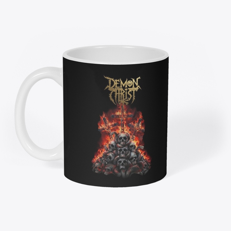 Demon Christ - Skulls On Fire Line