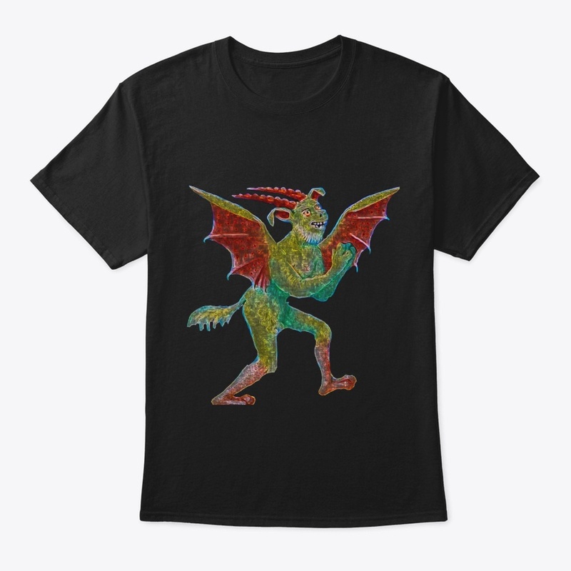 Diavolo Demone medievale verde